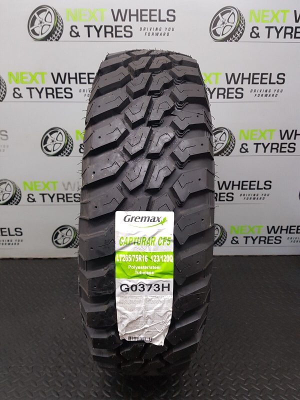 X1 265 75 16 265/75R16 123/120Q GREMAX CF5 M/T Mud Terrain M+S New Tyres