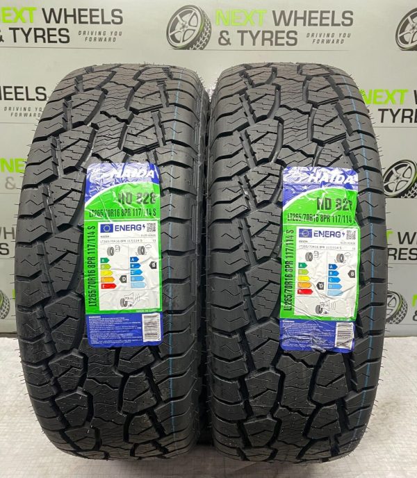 X2 265 70 16 265/70R16 117/114S HAIDA HD828 A/T All Terrain M+S NEW TYRES 2X