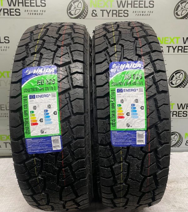 X2 245 75 16 245/75R16 120/116Q HAIDA HD828 A/T All Terrain M+S NEW TYRES