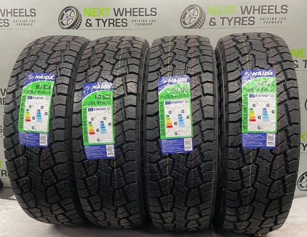 X4 245 75 16 245/75R16 120/116Q HAIDA HD828 A/T All Terrain M+S NEW TYRES