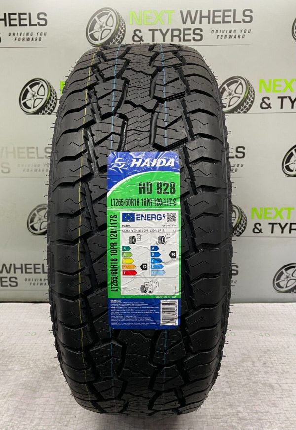 X1 265 60 18 265/60R18 120/117S HAIDA HD828 A/T All Terrain M+S NEW TYRE