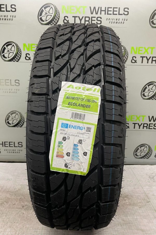 X1 265 70 17 265/70R17 121/118s AOTELI ECOLANDER A/T All Terrain M+S New Tyres