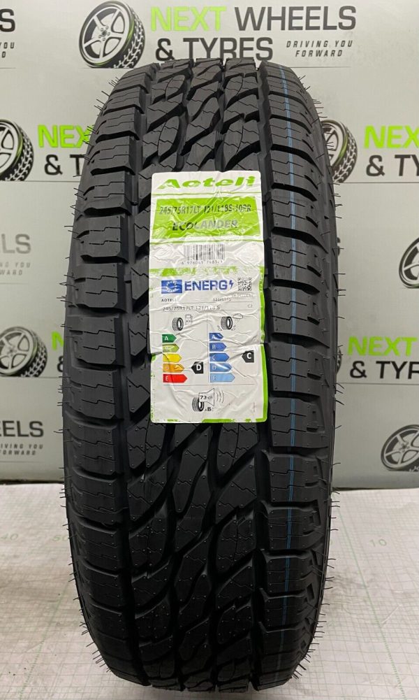 X1 245 75 17 245/75R17 121/118S AOTELI ECOLANDER A/T All Terrain M+S New Tyre