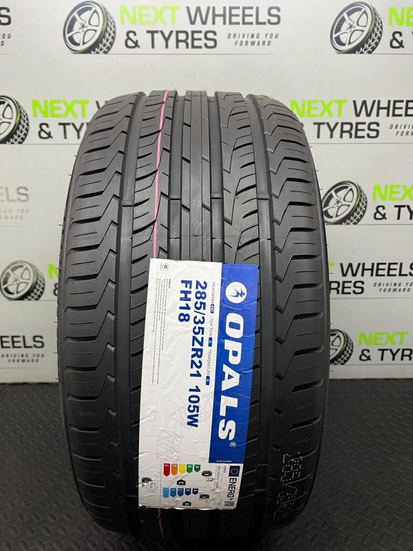 X1 285 35 21 285/35ZR21 105W XL M+S OPALS FH18 NEW TYRE AMAZING C B RATING!