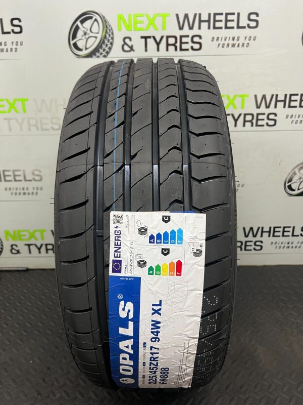 X1 225 45 17 225/45ZR17 94W XL M+S OPALS FH888 NEW TYRES AMAZING C C RATING!
