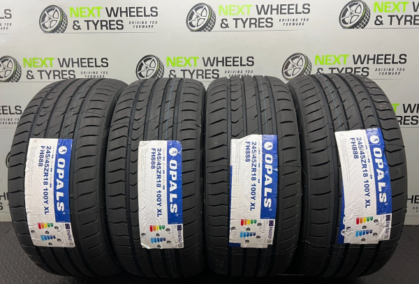 X4 245 45 18 245/45ZR18 100Y XL M+S OPALS FH888 NEW TYRES AMAZING C C RATING! 4X