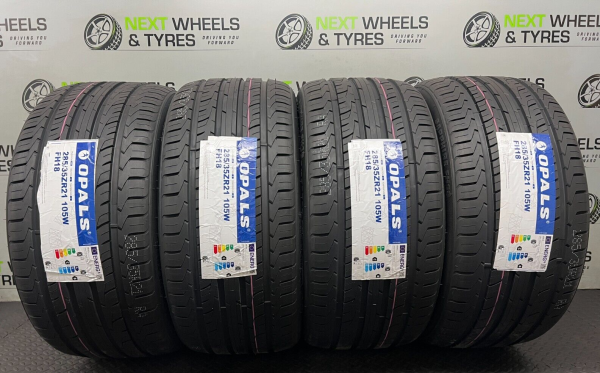 X4 285 35 21 285/35ZR21 105W XL M+S OPALS FH18 NEW TYRES AMAZING C B RATING! 4X