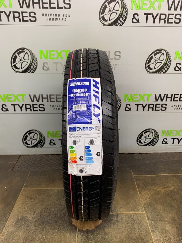 x1  155 13C 155/R13C HIFLY CARAVAN TYRE LT M+S  90/88Q COMMERCIAL VAN NEW TYRE
