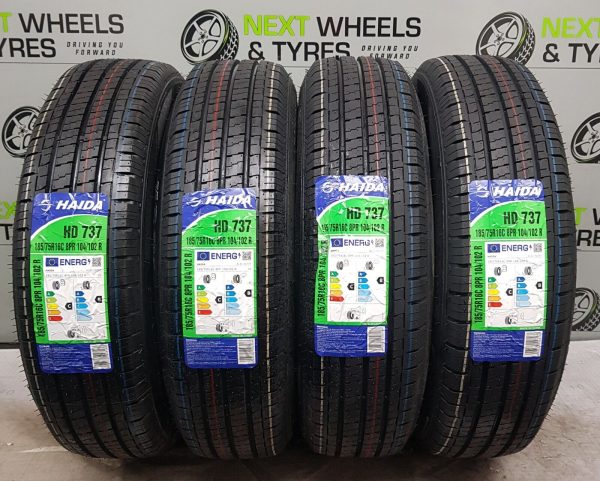 X4 185 75 16C 185/75R16C 102/104R HAIDA HD737 M+S VAN NEW TYRE AMAZING RATINGS