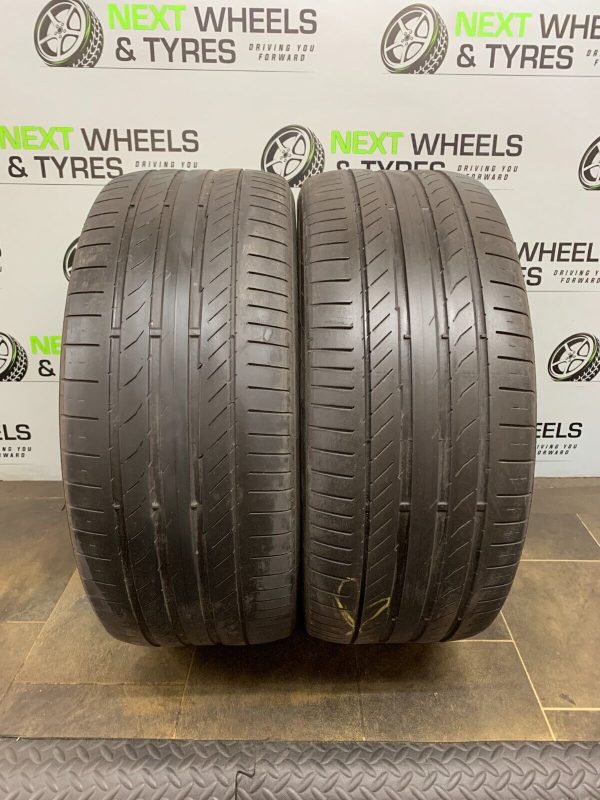 2x 255 45 19 Tyres (255/45 R19) 100V Continental ContiSport Contact5 SUV*4.4MM!*