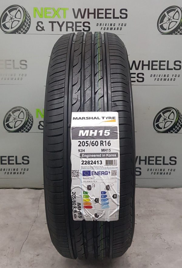 X1 205 60 16 205/60R16 92H MARSHAL MH15 MID-RANGE NEW TYRE *C B RATINGS*