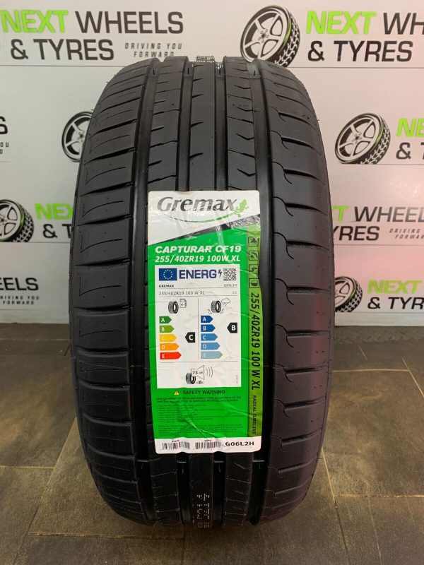 X1 255 40 19 255/40ZR19 100W XL GREMAX NEW TYRE MIDRANGE AMAZING RATING C B 73DB