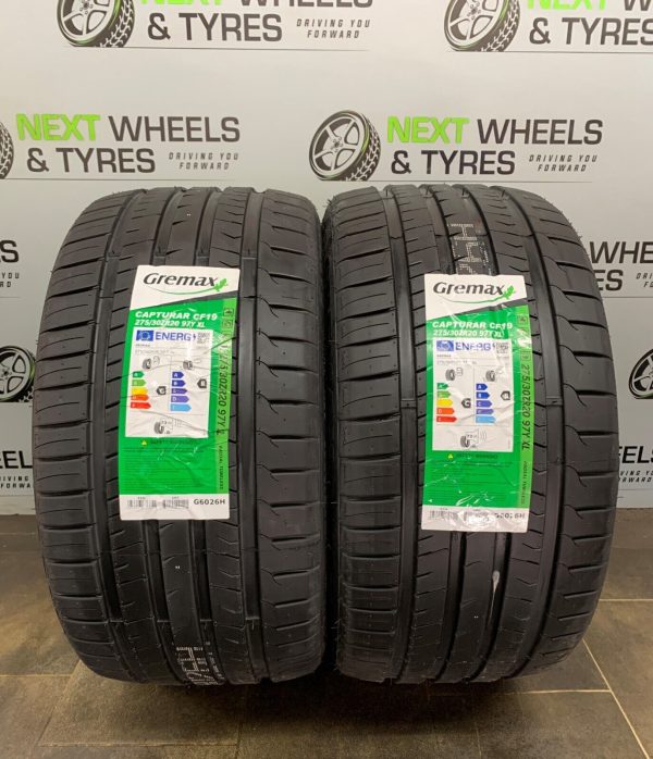 X2 275 30 20 275/30ZR20 97Y XL GREMAX NEW TYRES MIDRANGE AMAZING RATING C B Pair