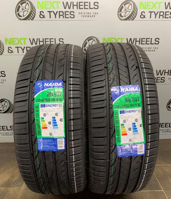 X2 255 45 20 255/45ZR20 105W XL HAIDA HD937 NEW TYRE AMAZING C B RATING FREE DEL