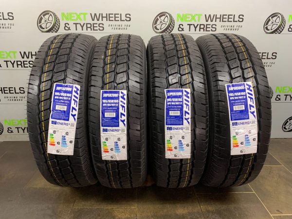 x4  195 65 16C 195/65R16C HIFLY M+S  104/102T LT COMMERCIAL VAN  NEW TYRES