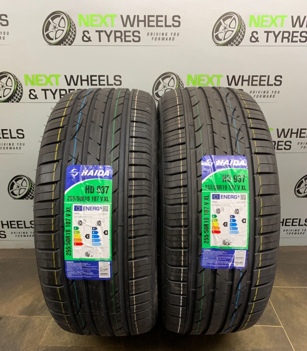 X2 255 50 19 255/50R19 107V XL HAIDA HD937 M+S NEW TYRE AMAZING C B RATING!