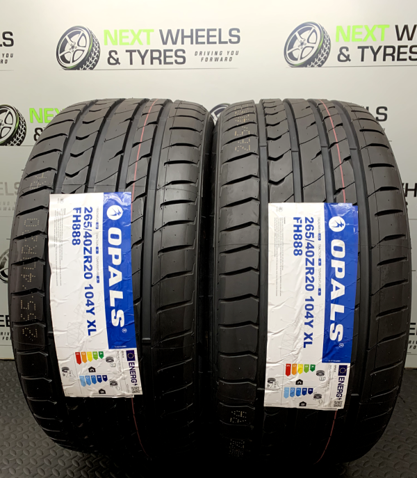 X2 265 40 20 265/40ZR20 104Y XL XL M+S OPALS FH18 NEW TYRES AMAZING C B RATING!